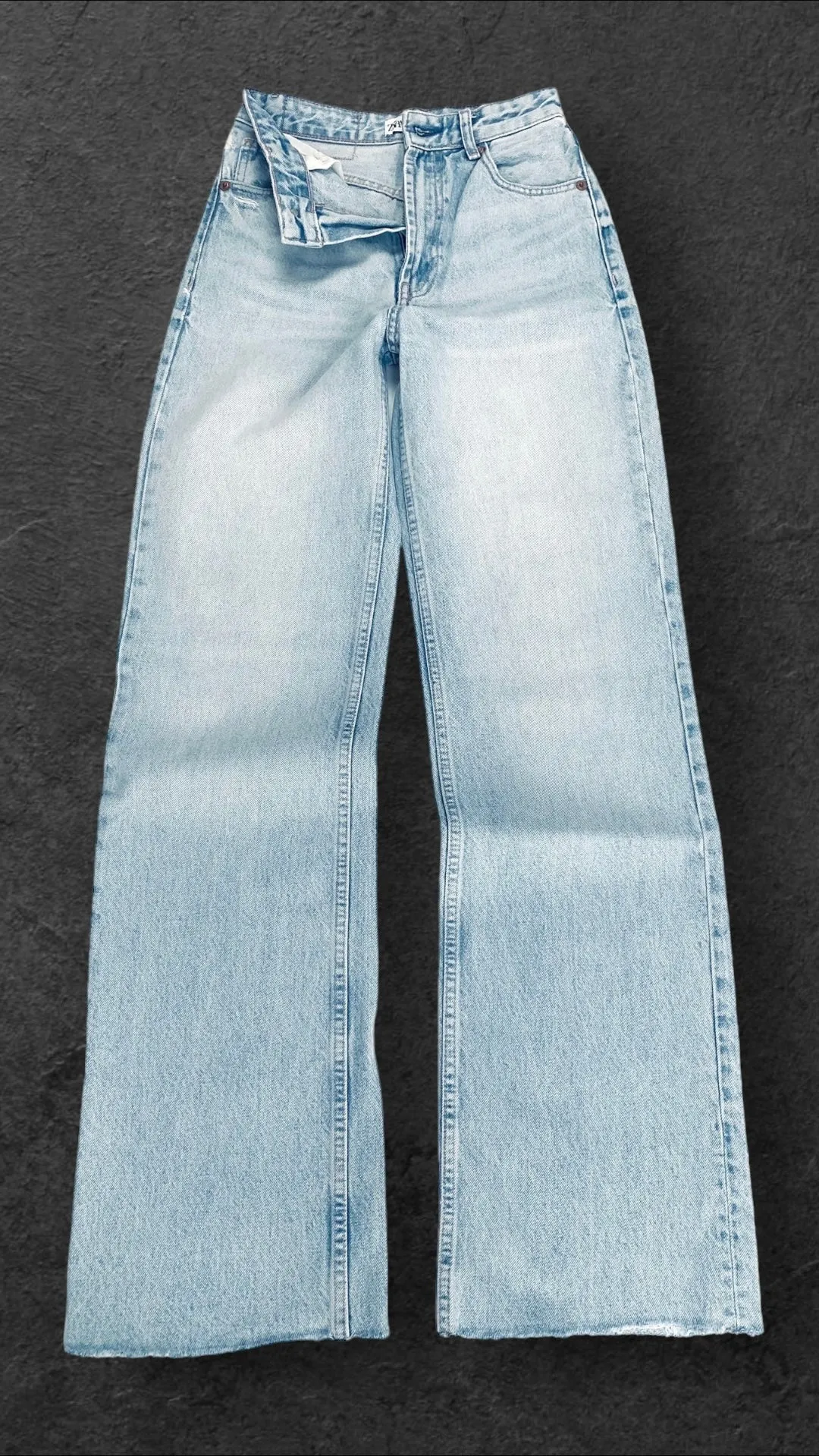 ZARA WIDE LEG JEANS